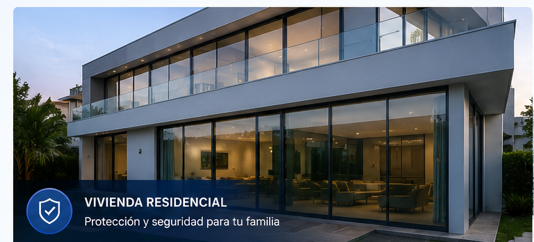 Vidrios blindados vivienda Perú